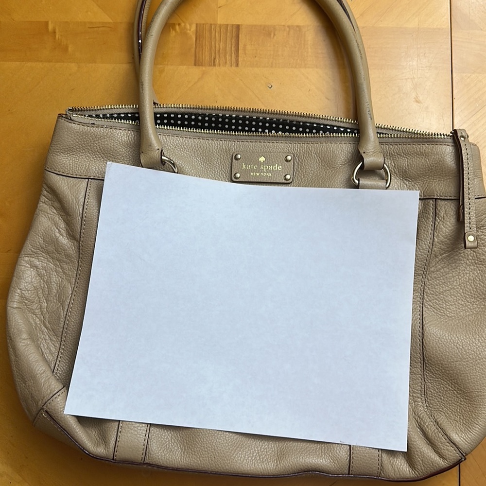 Neutral Kate Spade bag - Picture 6 of 6